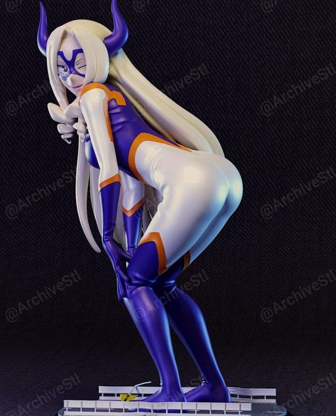 我的英雄学院 山岭女侠 Mt.Lady 3D打印模型图纸